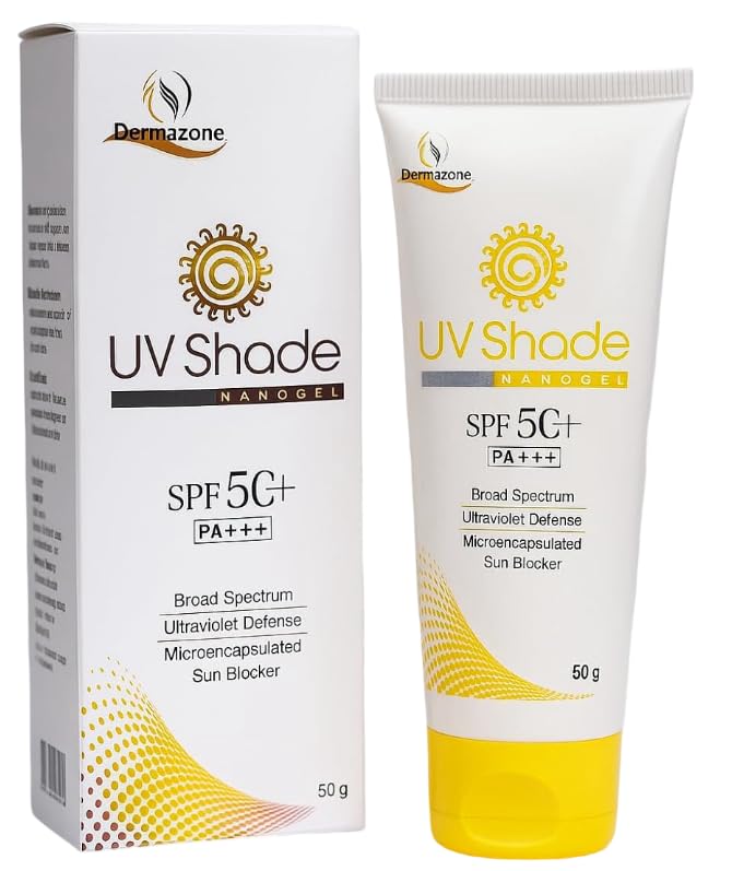 UV Shade Nanogel Sunscreen SPF 50+ PA+++ | Broad Spectrum Sun Protection | Microencapsulated Sun Block for UVA & UVB Defense | Lightweight & Non-Greasy Formula -(50gm)-image-12
