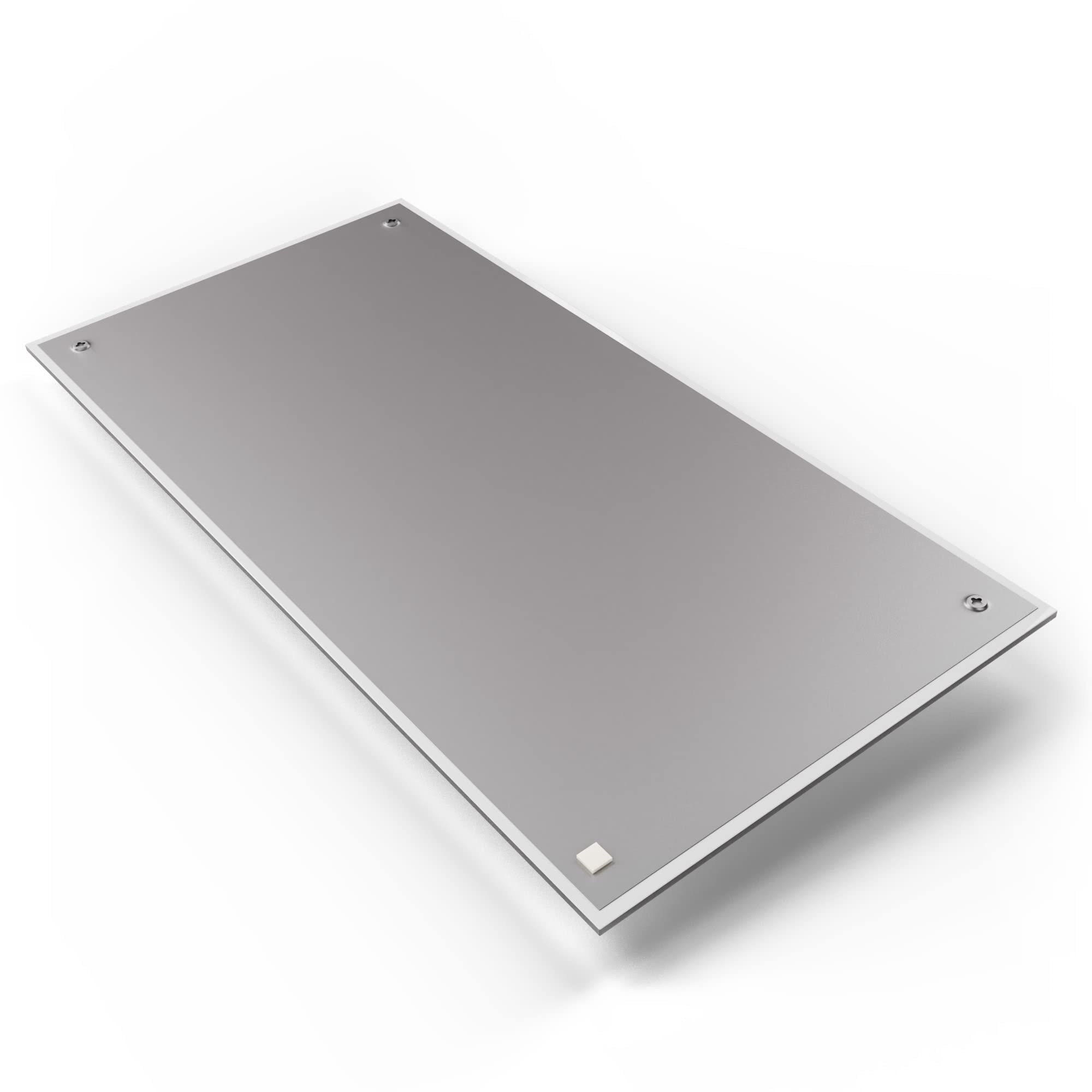 DEQORI Szklana tablica magnetyczna | wymiary 50 x 100 cm | motyw "seria lilii wodnych" | tablica memo ze szkła | tablica magnetyczna z magnesami, długopisem i chusteczką do kuchni i biura | tablica