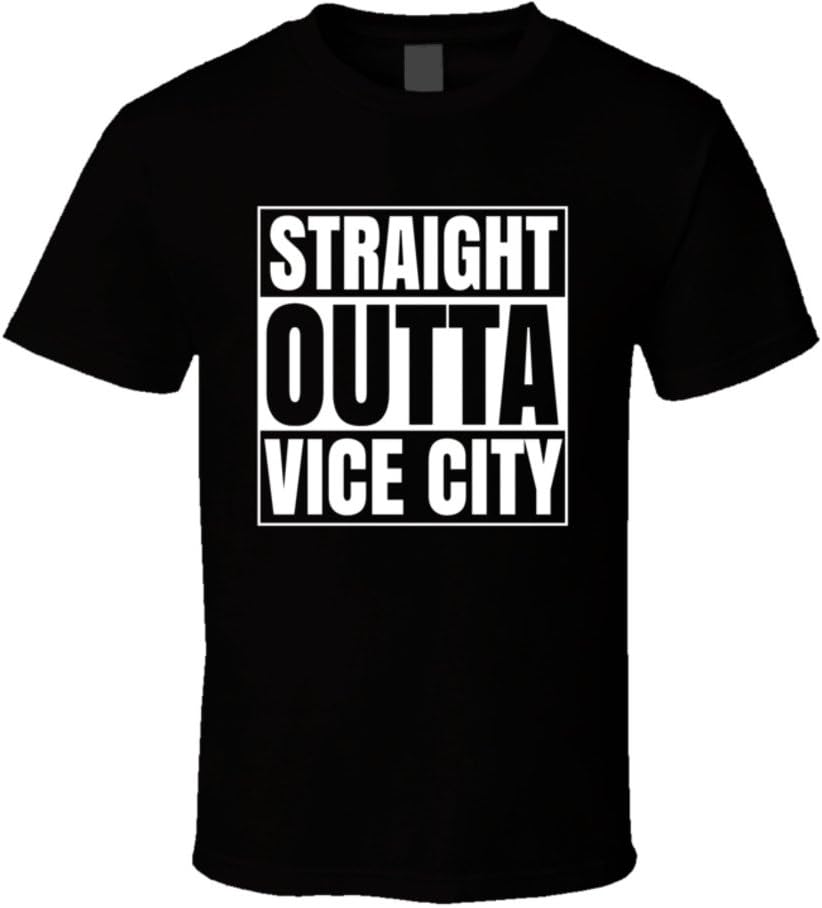 The Village T Shirt ShopStraight Outta Vice City GTA Video Game T Shirt