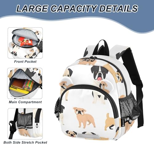Kid's Backpack for Boys & Girls Toddler Bag Dogs Backpack with Safety Leash4