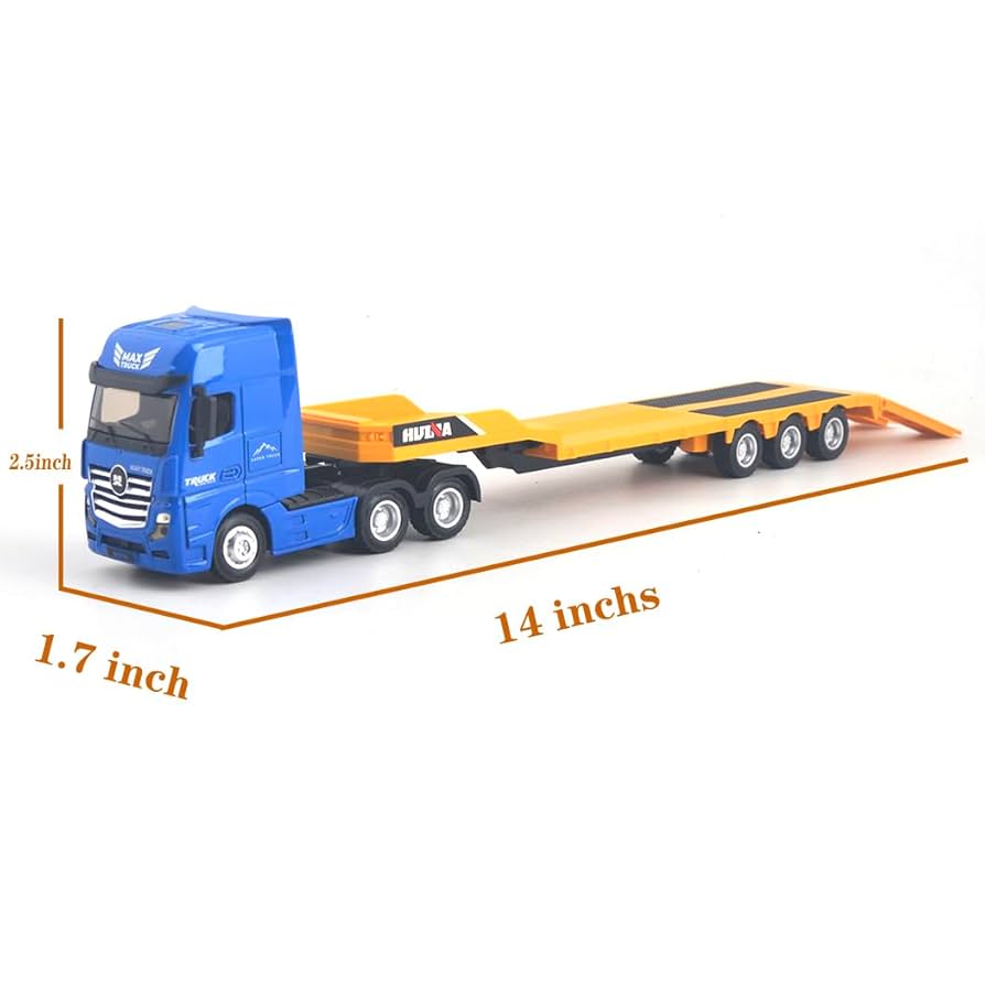 Amazon.co.jp: Ailejia フラットベッドトラックトレーラー車両