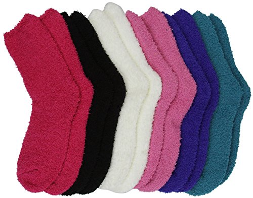 Image of ToBeInStyle Women's Pack of 6 Assorted Style Winter Socks