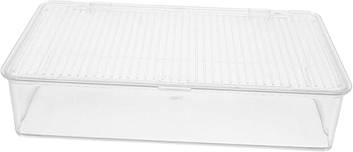 Caja transparente para cubiertos transparente, bandeja organizadora transparente para cubiertos, organizador de cubiertos, organizador de cajones,