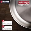 Bergner Argent Collection 2-Piece Tri-Ply Stainless Steel Fry Pan Set - 8 Inch and 10 Inch Clad Cookware with Riveted Stay-Cool Handles, Induction Compatible, Oven Safe, Dishwasher Safe #3