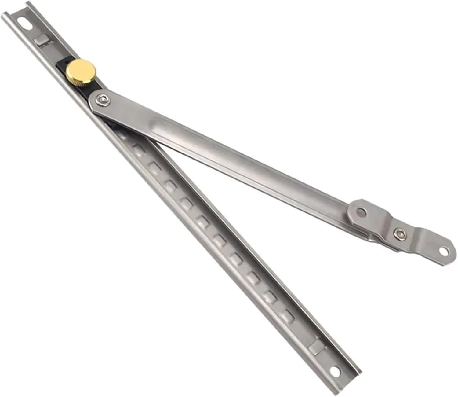 Window Restrictor 10Pcs Stainless Steel Window Support Gusset Fixed Windproof Brace Angle Controller for Fall Prevention(8inch-Style 1)