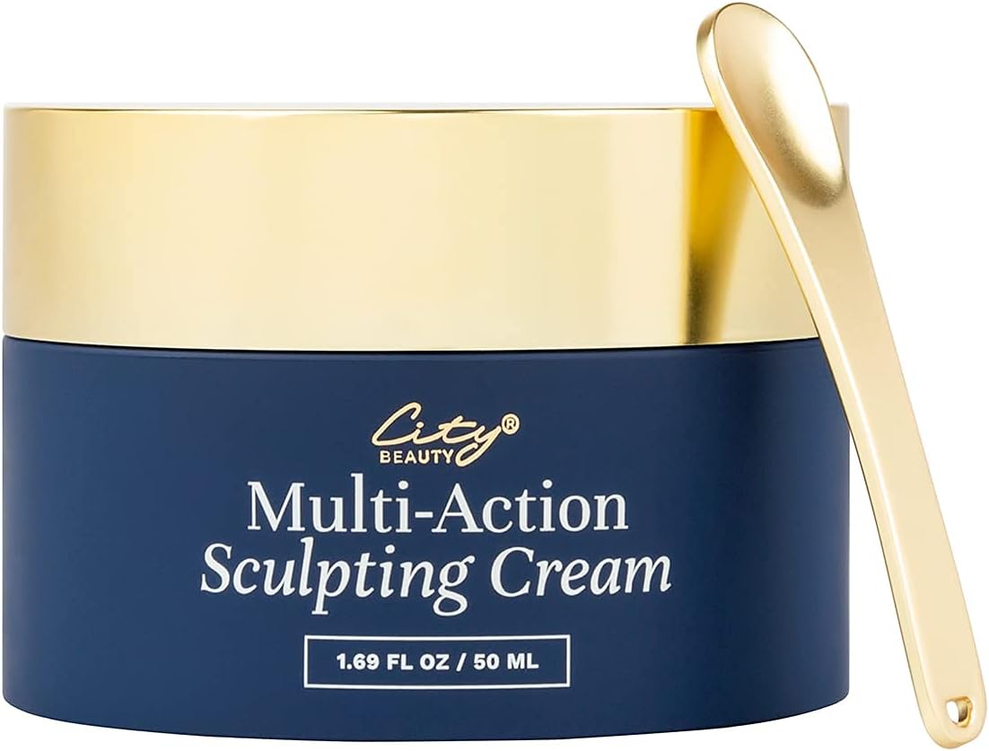 Multi-Action Sculpting Cream - Lift & Tighten - Firming Cream for Loose, Sagging Skin - Solution for Jowls & Saggy Jawline - Cruelty-Free Skin Care