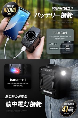 Excitech 腰掛け扇風機 ベルトファン の商品画像 4