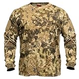 Kryptek Stalker Long Sleeve Camo Hunting Shirt (Stalker Collection), Highlander, XL