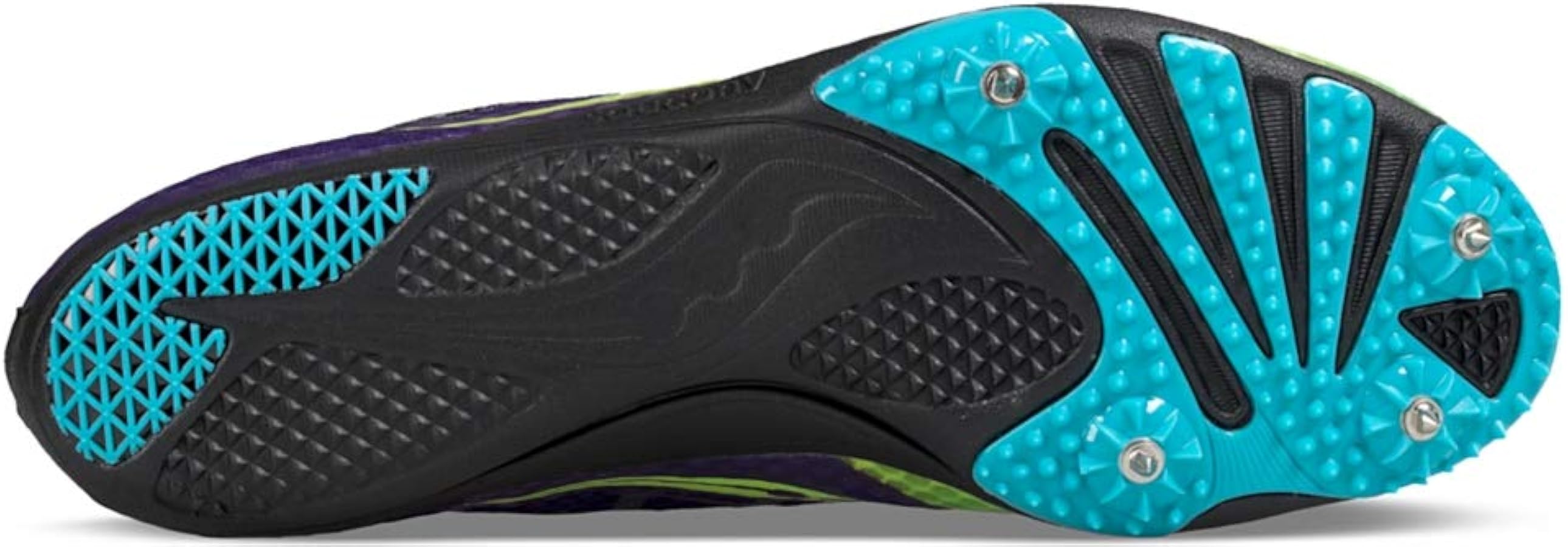 Amazon | Saucony Men's Endorphin Track Shoe, Purple/Citron/Black