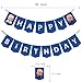 Boss Baby Happy Birthday Banner Party Supplies for Kids Birthday Party Decorations Party Supplies (Blue)