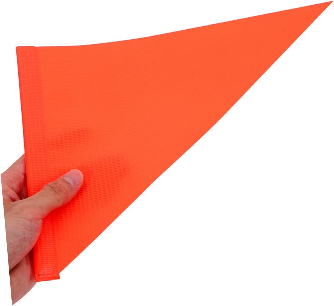 VICASKY 10pcs High Visibility Safety Flags for Bikes Weatherproof Warning Flags for Cycling Parks Neighborhoods and School Zones Easy Installation and Replacement
