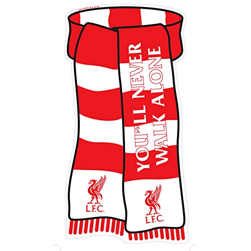 Liverpool FC Official Football Show Your Colours Window Sign (One Size) (Red/White)