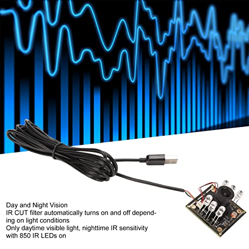 Module caméra USB 2MP vision jour nuit filtre IR Cut pour PC Windows Android - 3