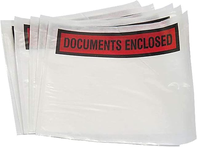 SALTECH 20 X A5 Printed Document Enclosed Wallets. Pack of 20. A5 (Approx 225mm x 165mm), Waterproof Self Sealing Packing Envelopes. Postage Pouches for Securing Important Documents. Pack of 20