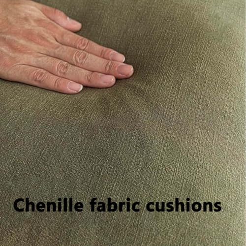 Coussin de canapé rectangulaire en chenille 60x80 cm - 3