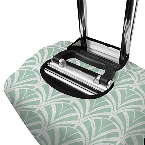 Housse pour valise vintage et géométrique pour globe-trotteurs - 3