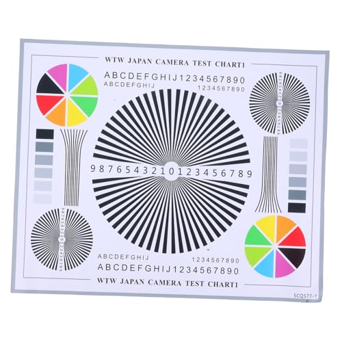 Tarjeta de calibración de color resistente con ajuste fácil de lente para cámaras