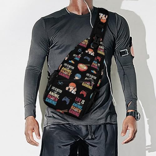Mochila Casual de Pecho para Hombre SWEET TANG miniatura 6
