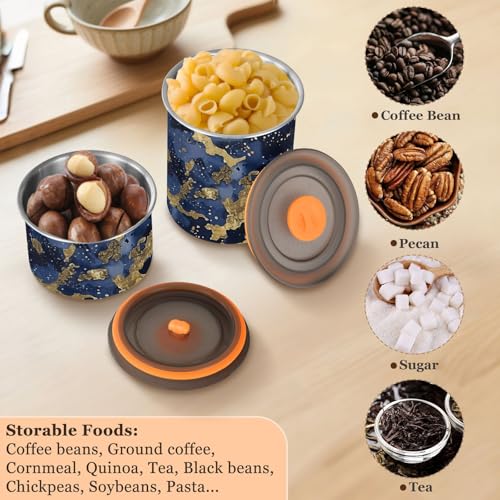 Contenedor de acero inoxidable con tapa hermética 500 ml miniatura 6
