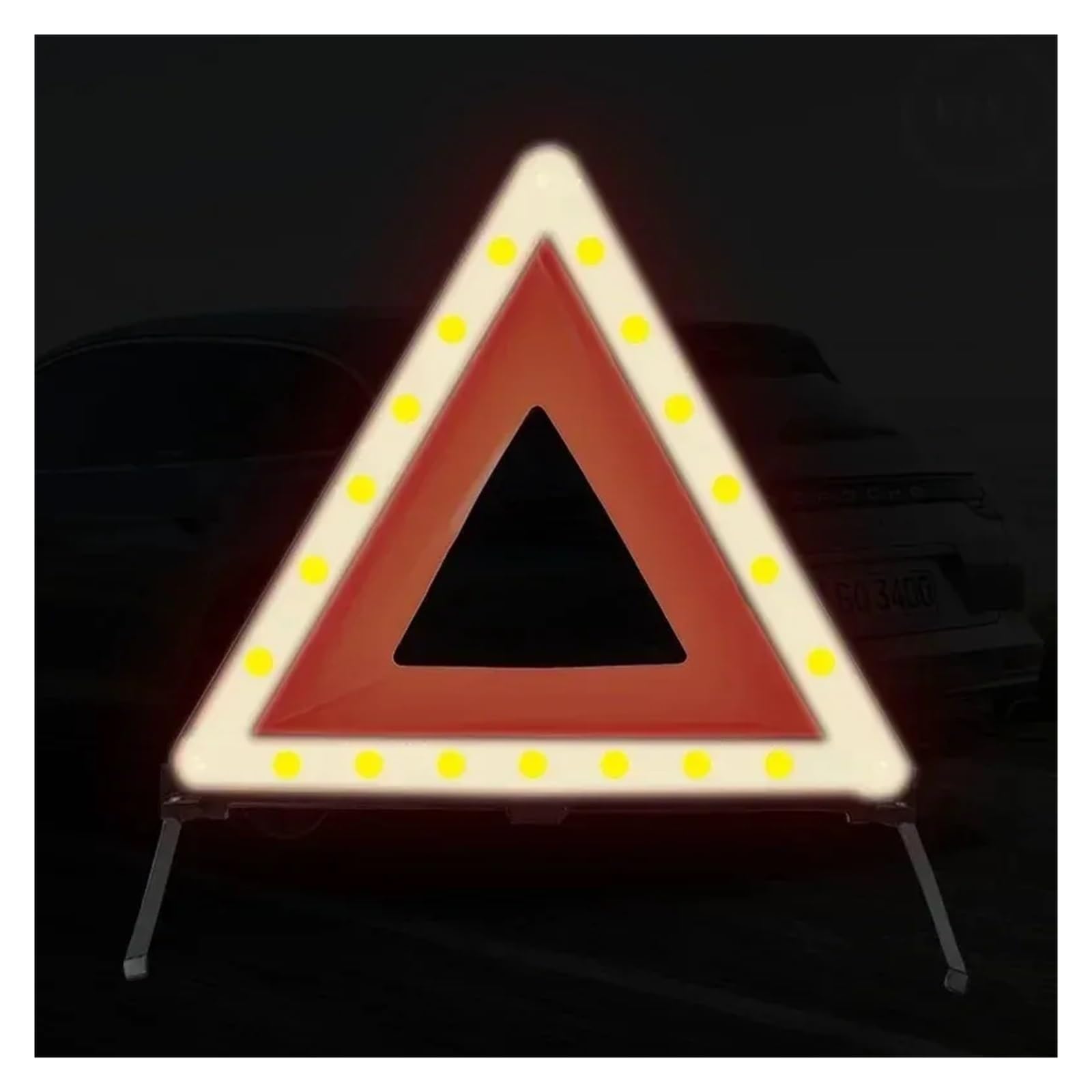 Triangolo di Emergenza for Auto SUV Van Bus Guasto Riflettente Pieghevole Segnale di Stop Stradale Triangolo di Emergenza