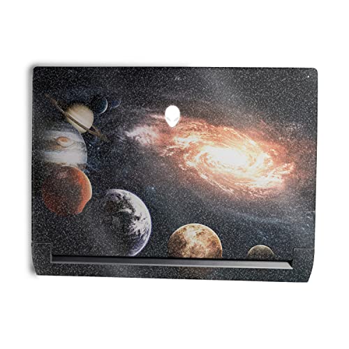 MightySkins Glossy Glitter Skin Compatible with Alienware M15 R7 (2022) Full Wrap Kit - Solar Galaxy | Protective, Durable High-Gloss Glitter Finish | Easy to Apply & Change Styles | Made in The USA