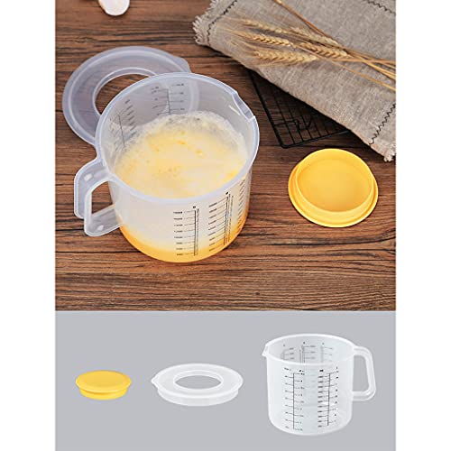 Tazón medidor plástico 2.5 L con tapa transparente miniatura 7