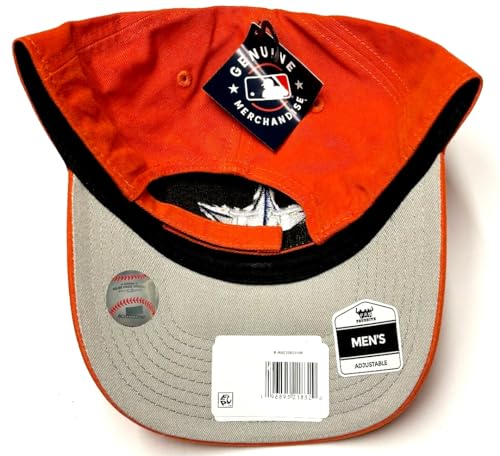 Gorra básica naranja ajustable para hombre miniatura 2