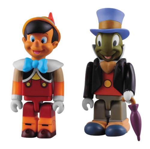 Medicom Kubrick Pinocchio & Jiminy Cricket (ABS & PVC Painted Action Figure)