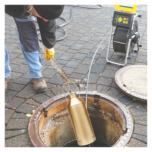 HDYZJQ Oil Sampling Container/Core Sampler, Handheld Oil Sampling Device/Liquid Extractor for Fuel Oil/Gear Oil/Diesel Oil/Motor Oil, Easy to Clean(Brass,S-300ml)