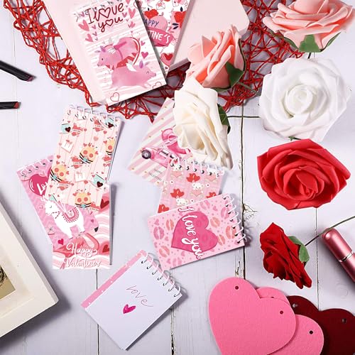 Mini carnet de poche Saint-Valentin pour vider l'esprit lot de 24 bloc-notes - 4