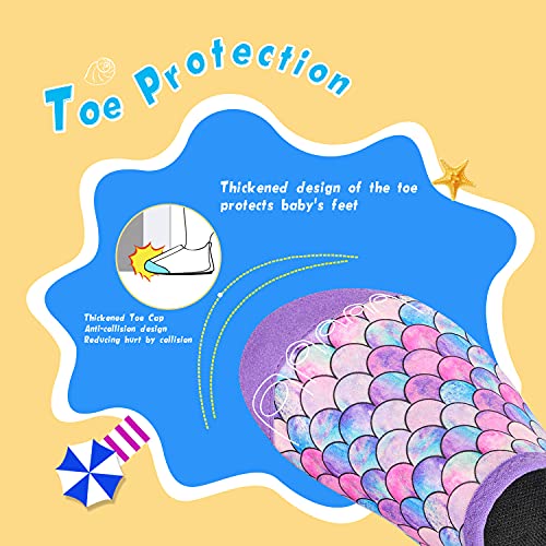 Image of WateLves Kids Water Shoes Toddler Girls Boys Barefoot Non-Slip Quick Dry Aqua Socks for Beach Swim Walking
