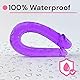 Doppeldildos für frauen Sextoy 30 cm langer realistischer Dildo mit flexibler TPE G-Punkt-Stimulation 100% wasserdicht Durchmesser von 2-3 cm Dildo Anal Dildo Weich manner FOPS D28 (Violett)
