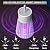Bug Zapper, Rechargeable Mosquito Zapper with UV Light, Hanging Portable Electric Insect Trap, USB Powered Fly Killer for Indoor Outdoor Use, Bedroom, Kitchen, Patio, Camping
