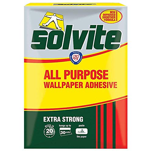 Solvite Extra Strong All Purpose Wallpaper Adhesive Plus 50% 30 Roll Box (368860)