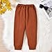 5-6T Toddler Boys Clothes Color Block Sweatsuit Long Sleeve Shirts Sweatpants Kids Fall Winter Outfit Brown