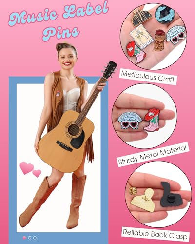 Image of beyonday Creative Singer Pins for Collection Lyrics Album Inspired Brooch Pins for Fans Friendship Brooch Music Lover Enamel Pins on Backpacks Clothes Jeans Hats Concert Gifts for Enthusiasts Women Adults