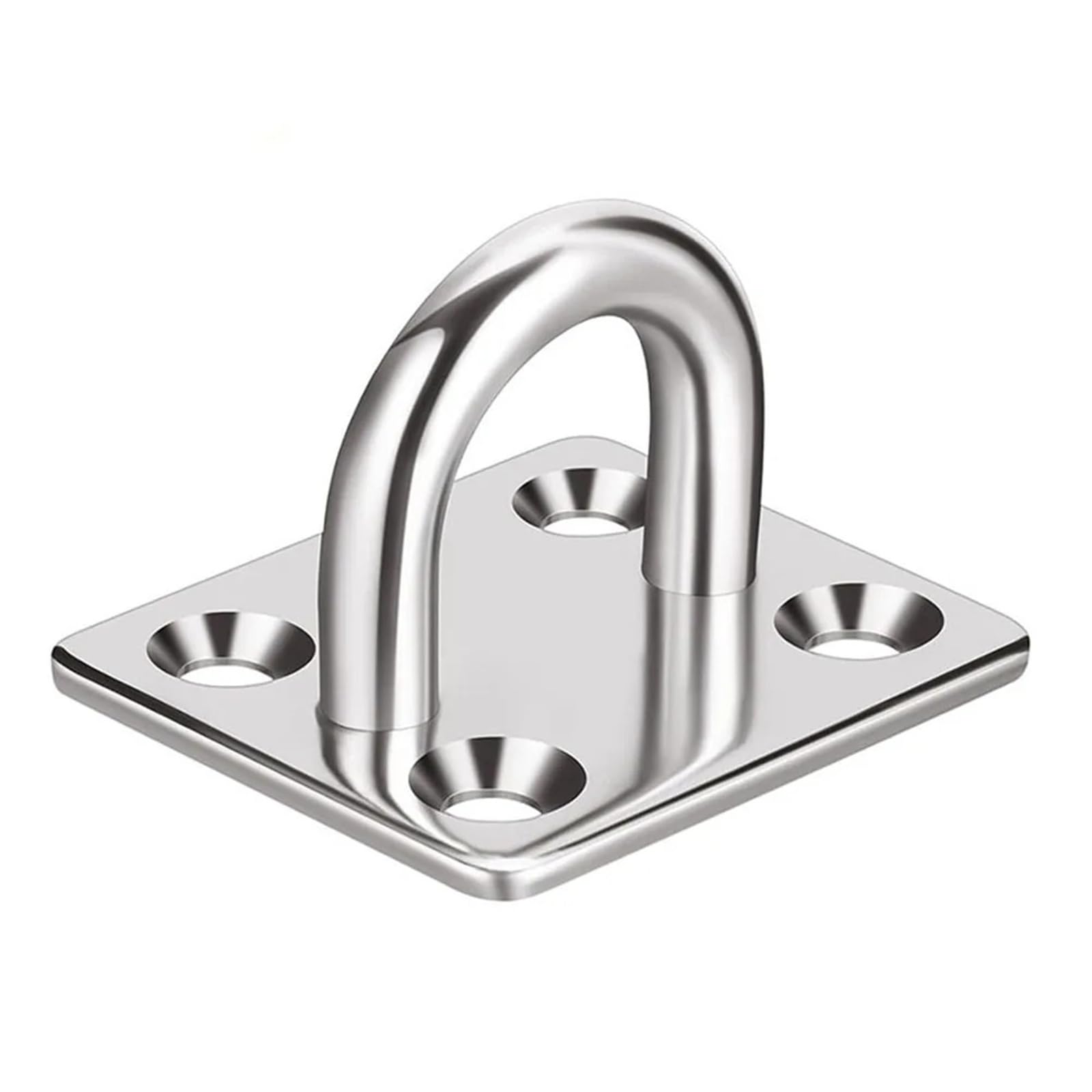 WENYOG Eye Plate 1-10PCS Wall Mounting Hook Pad Eye Plates Marine Hardware Multifunctional Wall Mount Hooks(M5,1-PCS)