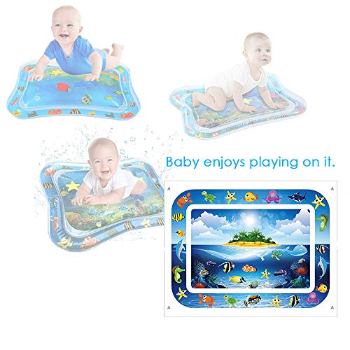 OWSOO Tapete inflável para bebês na água, para crianças de 4 a 6 anos, para crianças de 4 a 6 anos.