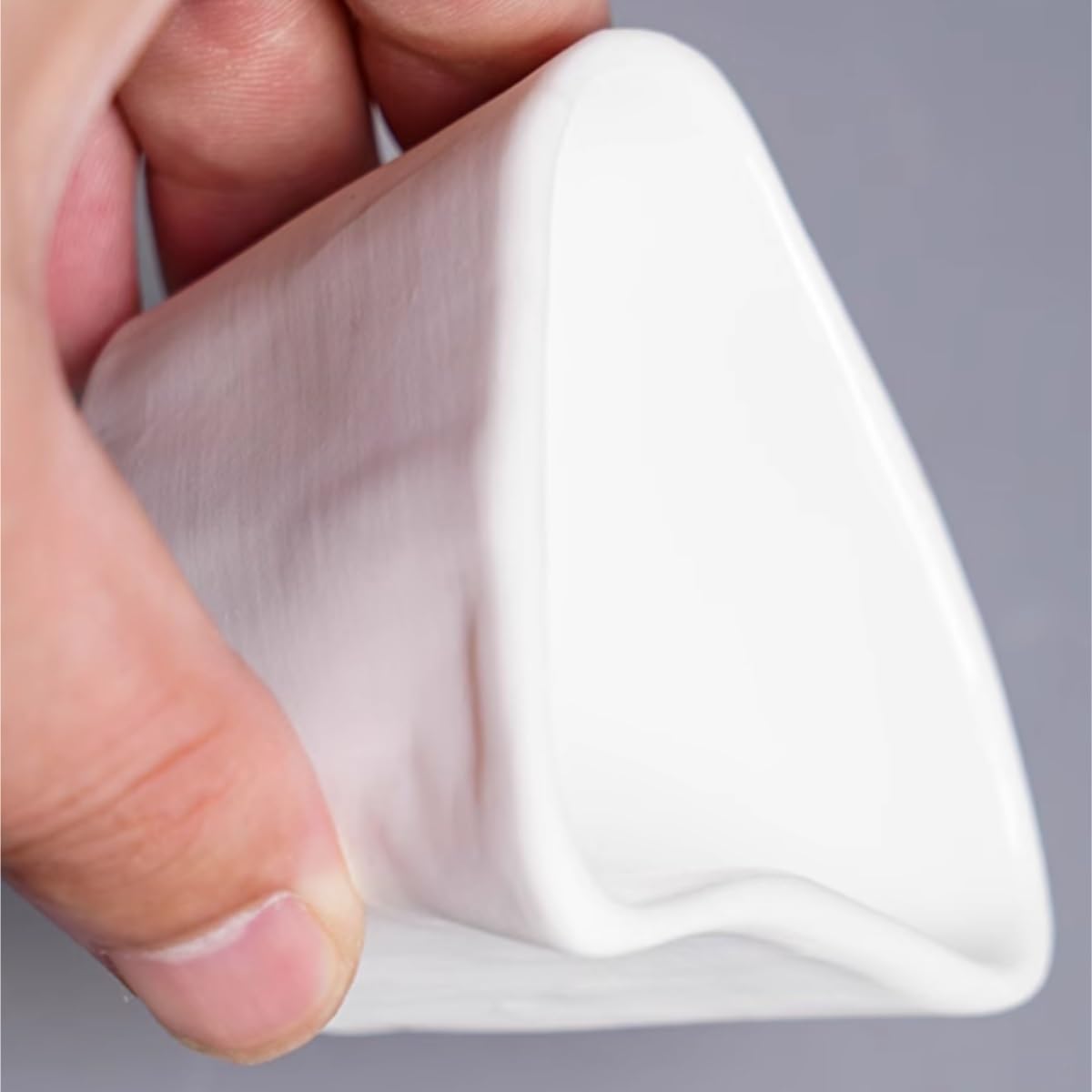 Bote para Salsas Gravy, Salsera de Porcelana for Salsas Blanca 7,3 x 4,2 cm
