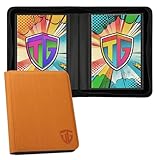 TCGUARD Comicbuch Binder für 24 Comic Books, Comicbuch Aufbewahrungsalbum mit Hüllen für aktuelle, Silver Age- und normale Comics in Säcken und Kartons für Sammler von Comics, Orange