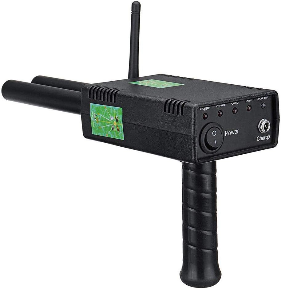 YOUNGFLY Pro Handhold Antenna Metal Gold Detector Searcher Finder 1000 Meters Silver Gem Scanner Dual Probe Depth Underground Tracker US-Plug