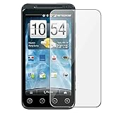 eForCity Clear LCD Screen Protector Guards with Lint-free Cleaning Cloth Compatible with HTC EVO 3D, 4-Pack Combo