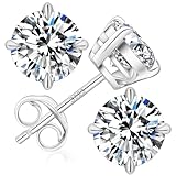 ピアス モアサナイト メンズ レディース ピアス モアッサナイト 一粒 ジュエリー アクセサリー シンプル シルバー925 金属アレルギー対応