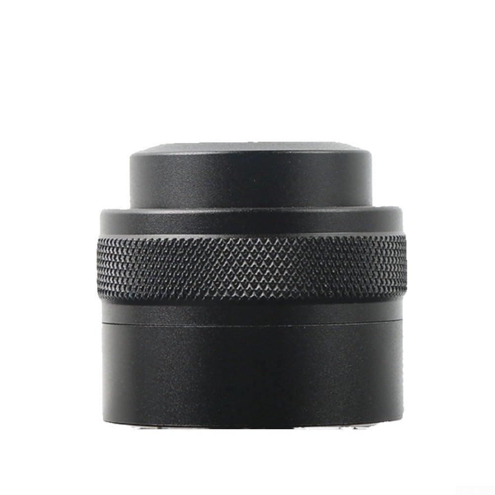 Prensador de café con base plana de acero para extracción uniforme