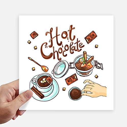 Stickers de chocolate para moto maleta y pared pegatinas cuadradas Francia 2