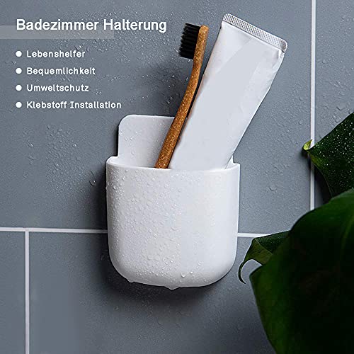 Fernbedienung Halterung, 3 Stück Wandmontage Ständer Halter Organizer,Weiß, Selbstklebende TV MedienFernbedienungsbox