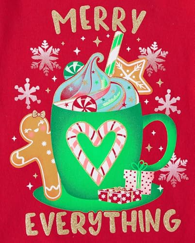Image of The Children's Place Baby and Toddler All Holidays,Birthdays Long Sleeve Graphic T-Shirts,2 Pack
