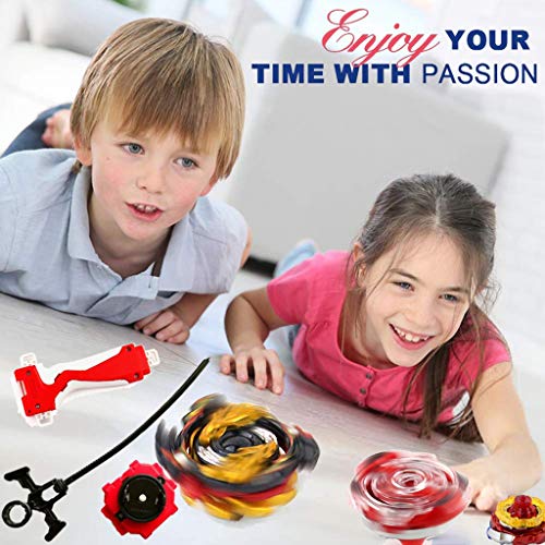 Bey Battle Evolution GT Blade Turbo God Bay B-155 Booster Master Diabolos Gn Gyro Starter Set Red Lr Launcher Grip Kits Batting Top Games Accessories Bey Burst Gaming Tops Spinning Toys Gift for Boy - Thumbnail 2