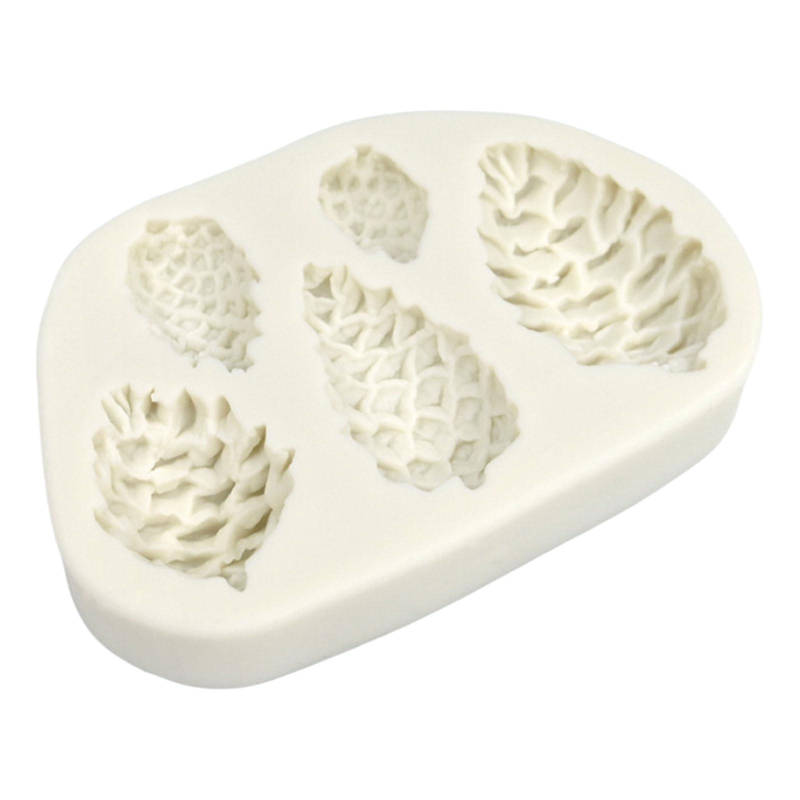MICFENY Elegant Lemon Slices and Star Fondant Mould Winter Silicone Set for Cake Decoration and Candy Making