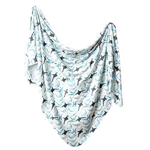 Image of Copper Pearl Large Premium Knit Baby Swaddle Receiving Blanket Kai